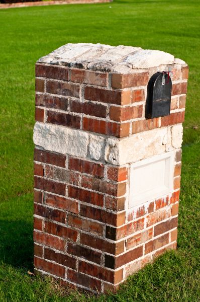 Brick Mailbox Installation in Huntsville